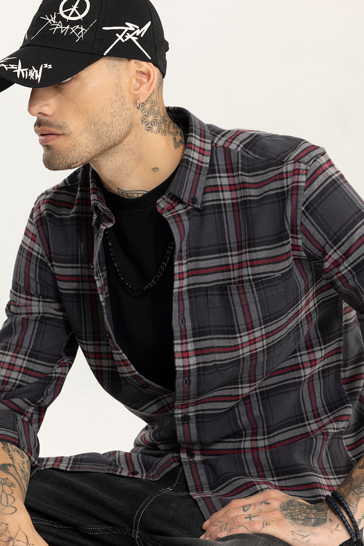 Fogey Black Checks Shirt