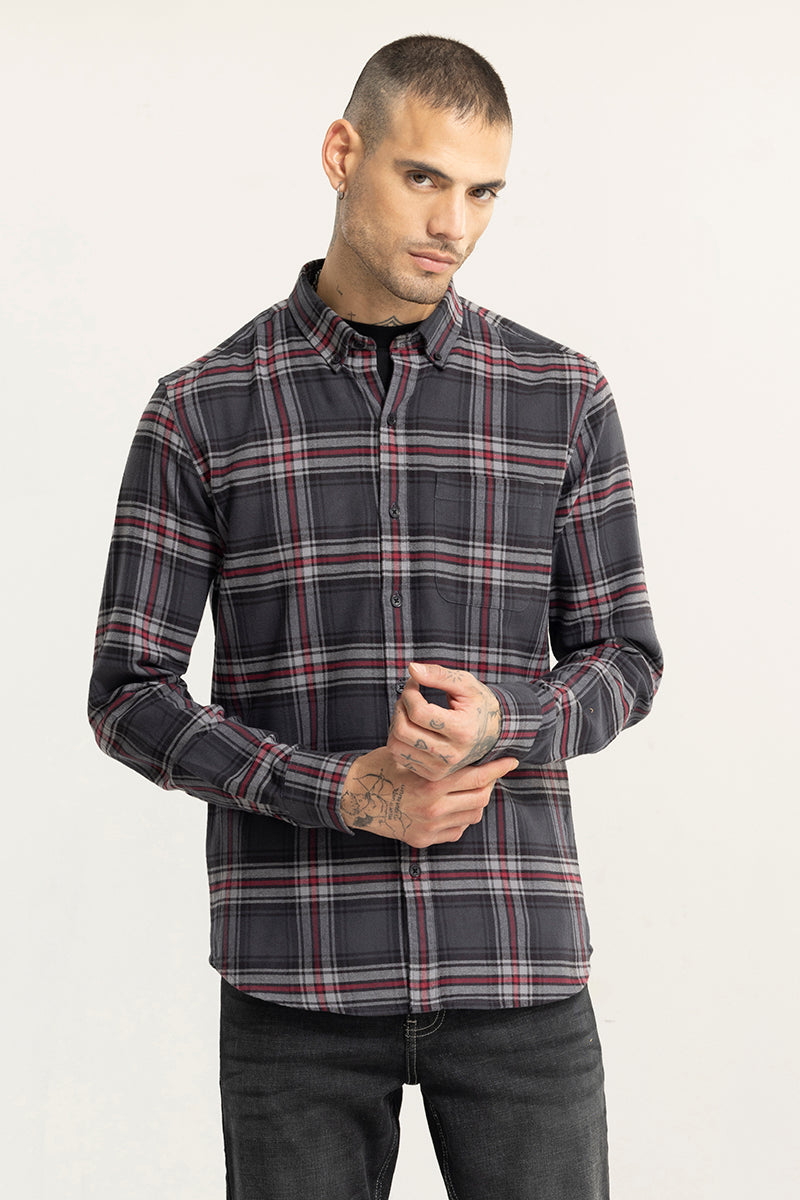 Fogey Black Checks Shirt