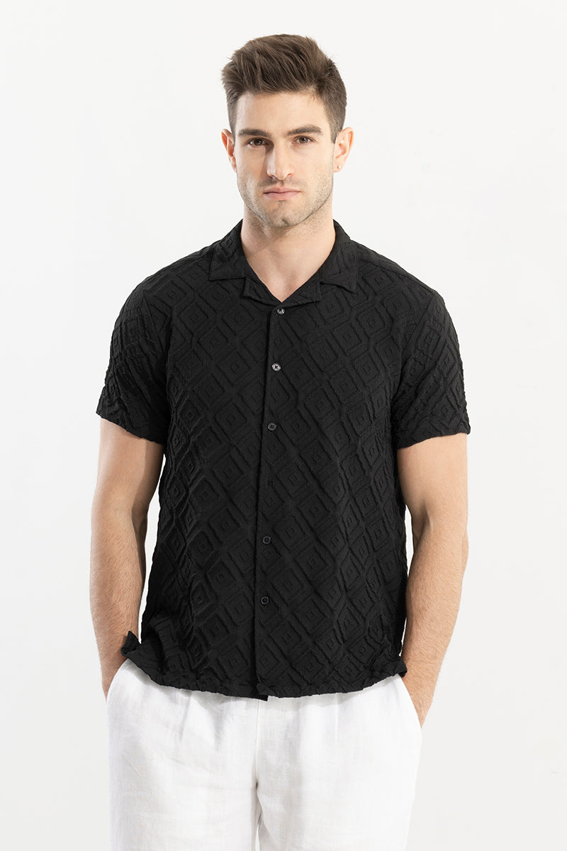 Buy Men's Brix Black Shirt Online | SNITCH