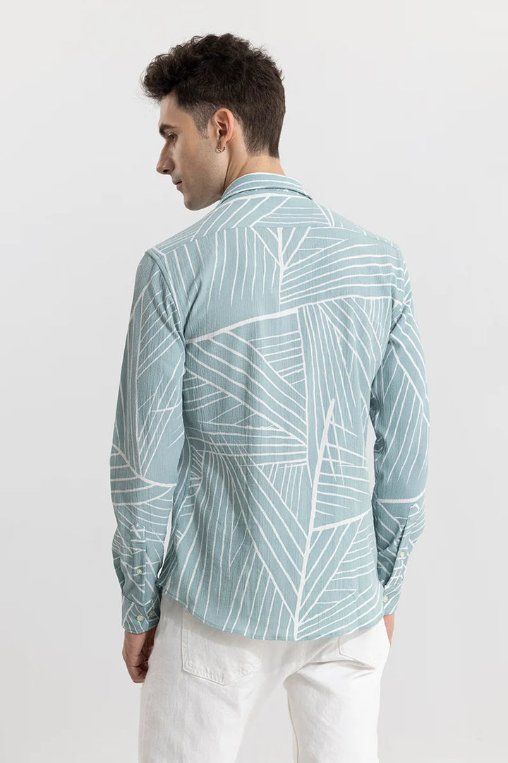 Congruent Triangle Aqua Green Shirt