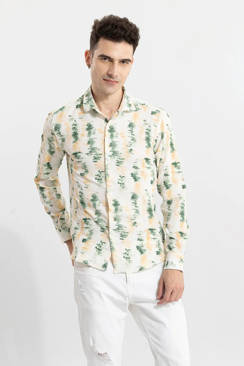 Bristles Art Green Shirt