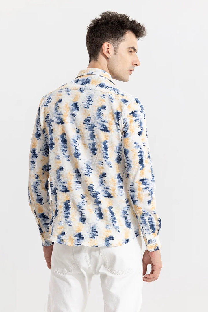 Bristles Art Blue Shirt