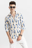 Bristles Art Blue Shirt