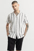 Neutral Stripe White Shirt