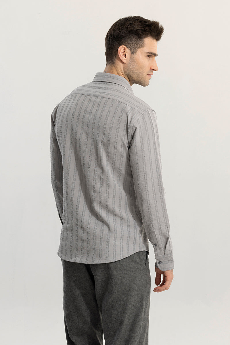 Stripy Grey Shirt