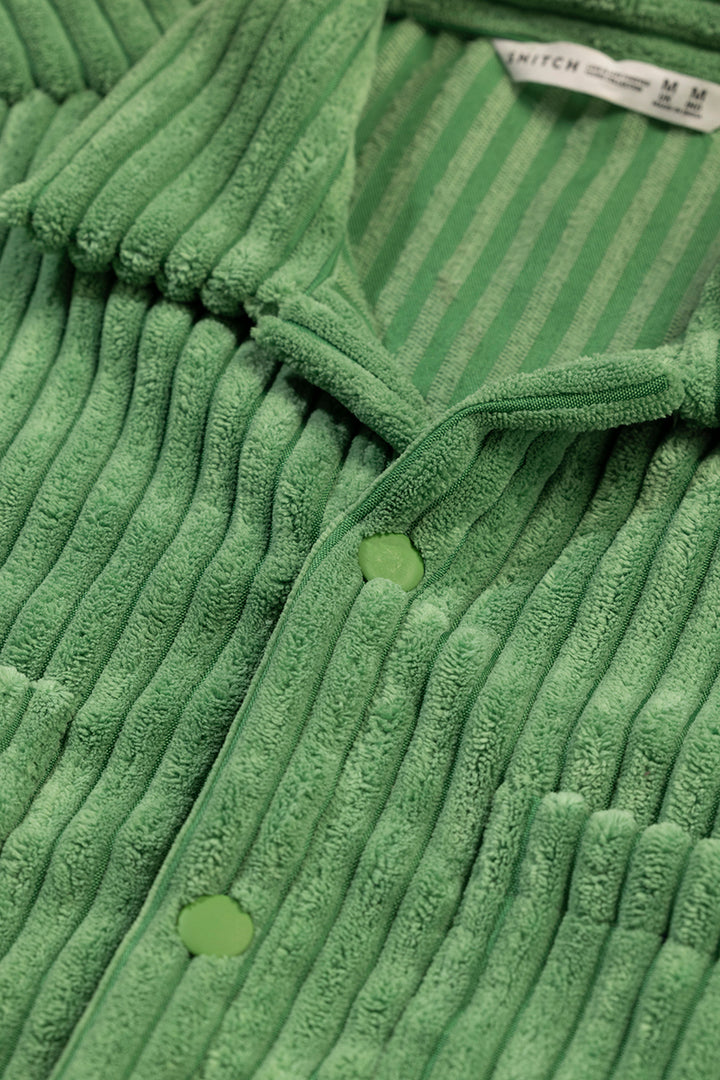 Plush Pulse Green Overshirt