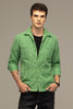 Plush Pulse Green Overshirt