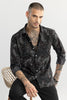 Speckle Dot Black Shirt