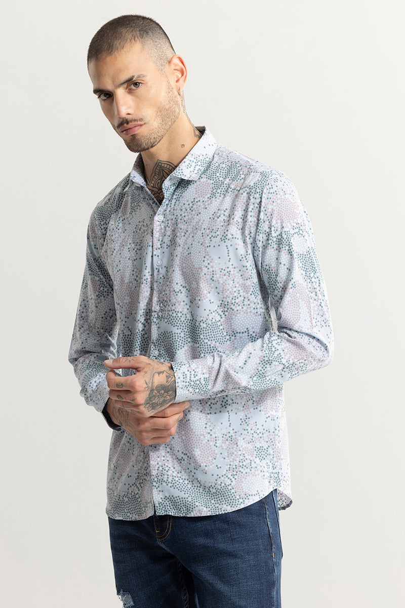 Speckle Dot White Shirt