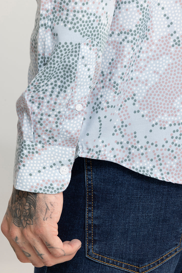 Speckle Dot White Shirt