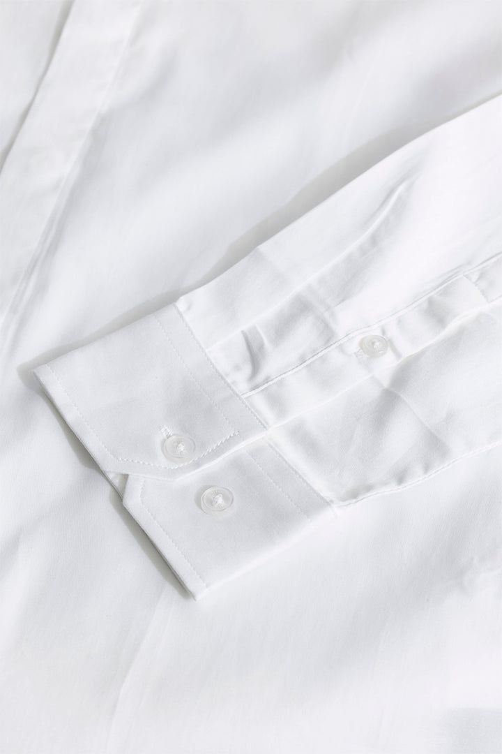 Ornament Embroidered White Shirt