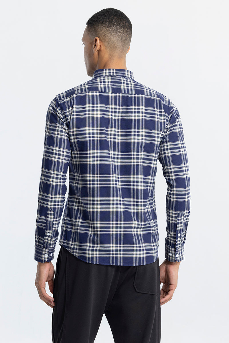 Quanta Blue Checks Shirt