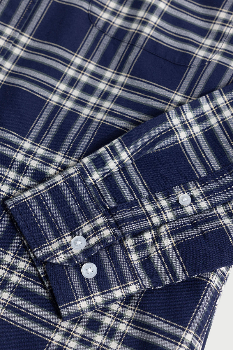 Quanta Blue Checks Shirt