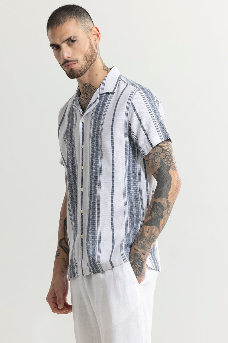 Aspect Stripe Grey Shirt