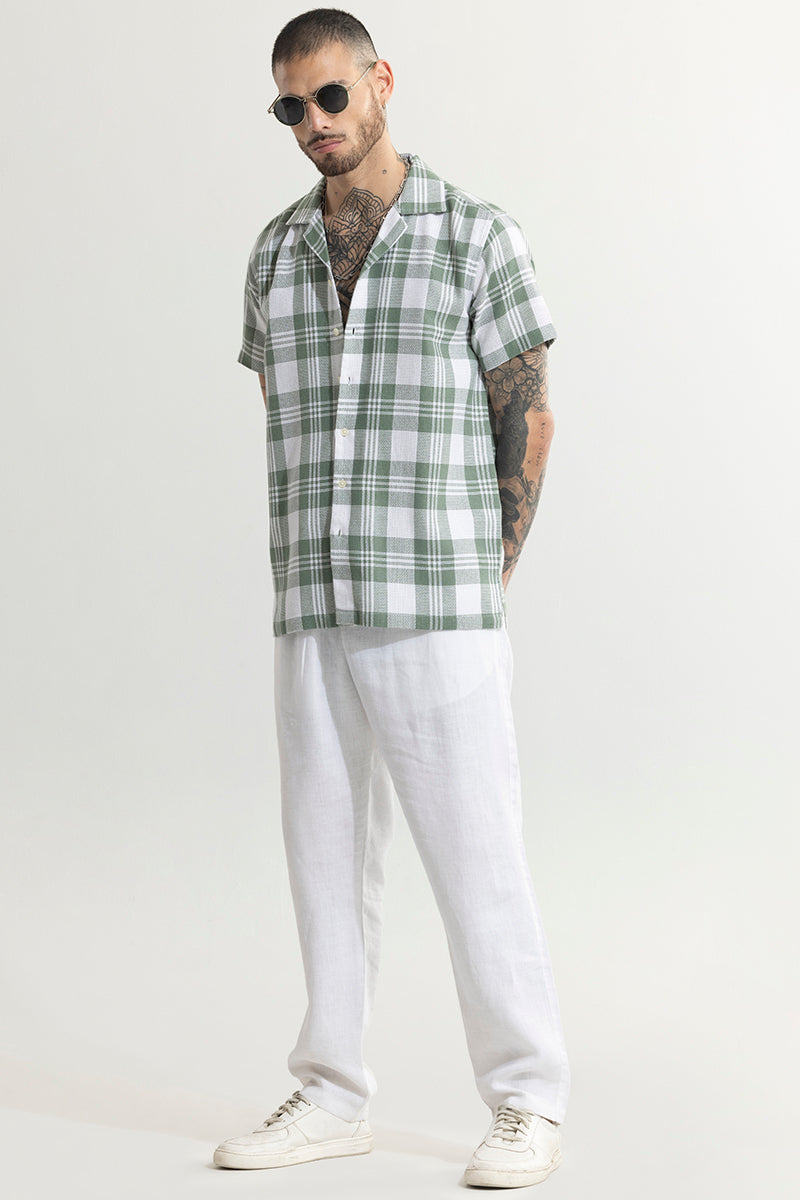 Cuban Cottage Green Shirt