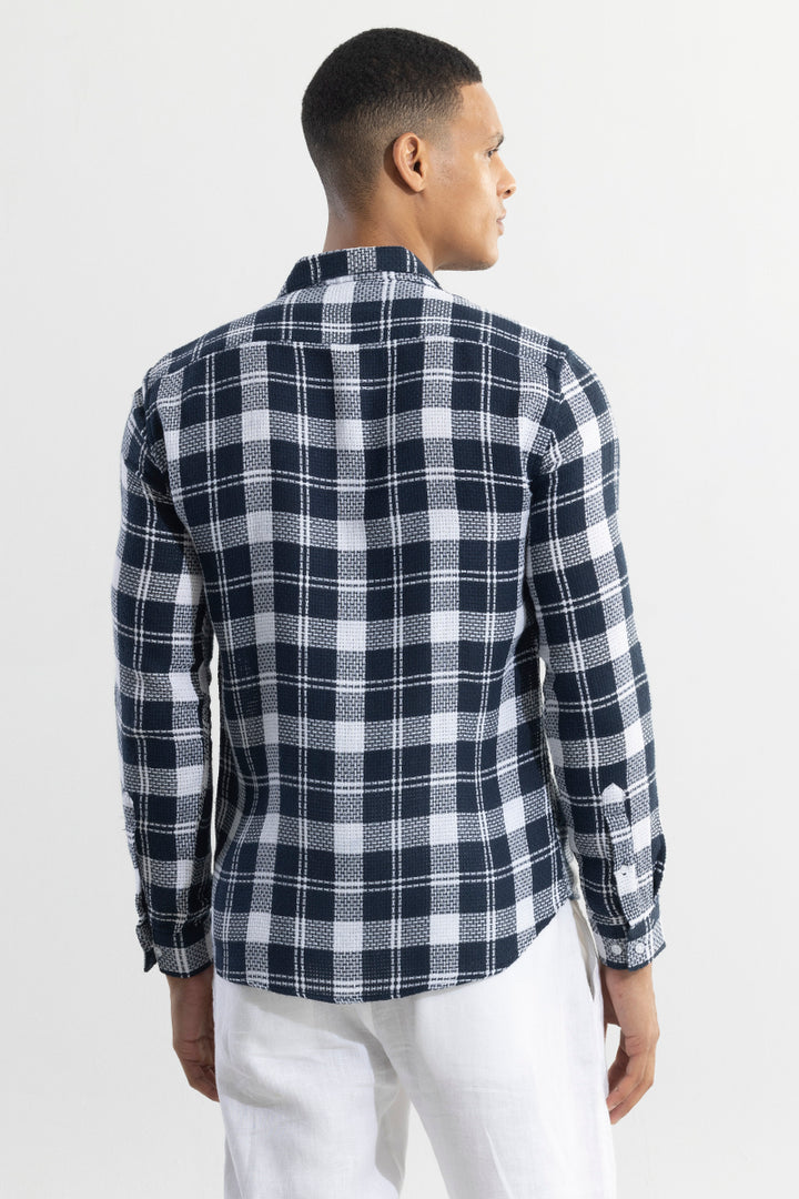 Matt Black Checks Shirt