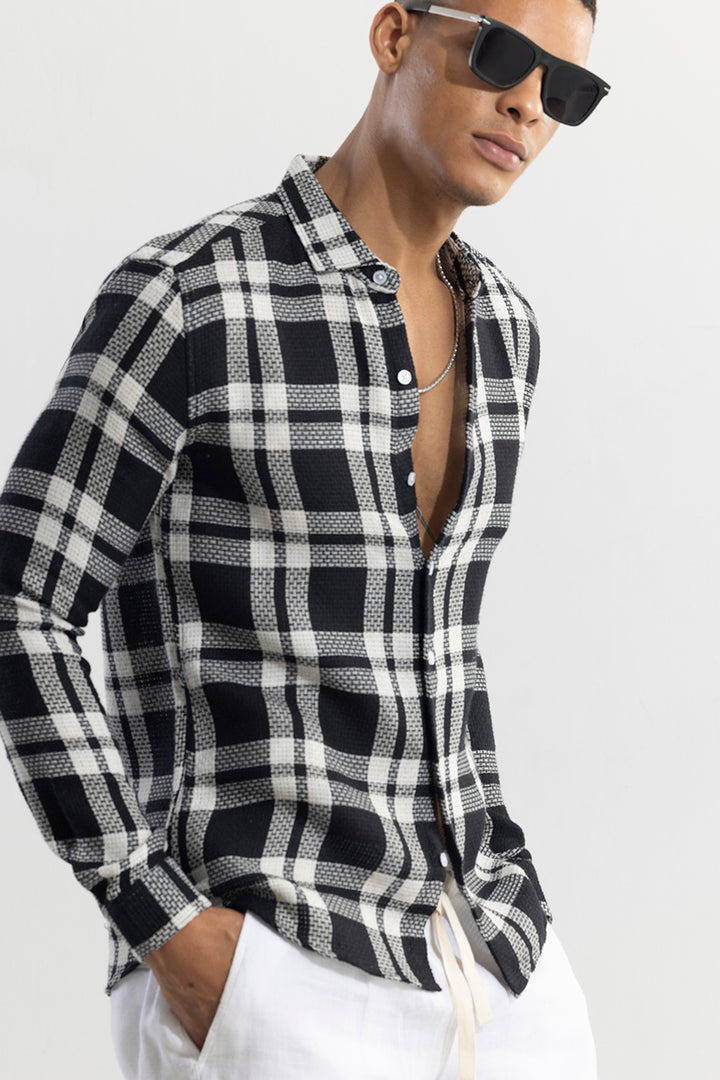 Dulet Black Checks Shirt