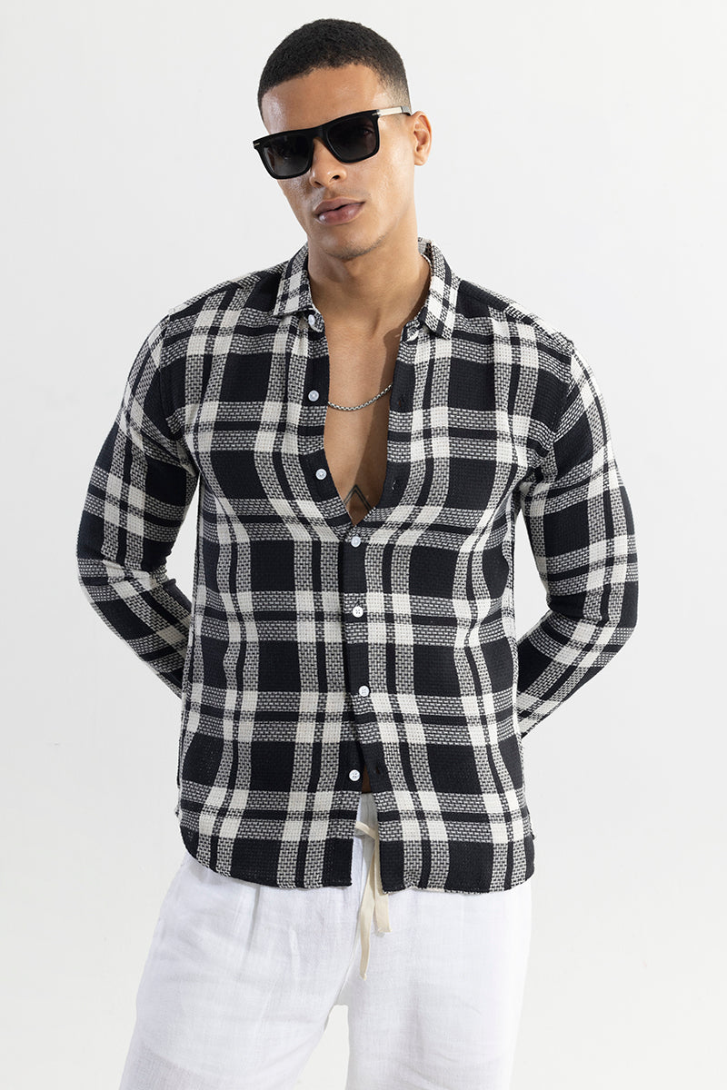 Dulet Black Checks Shirt