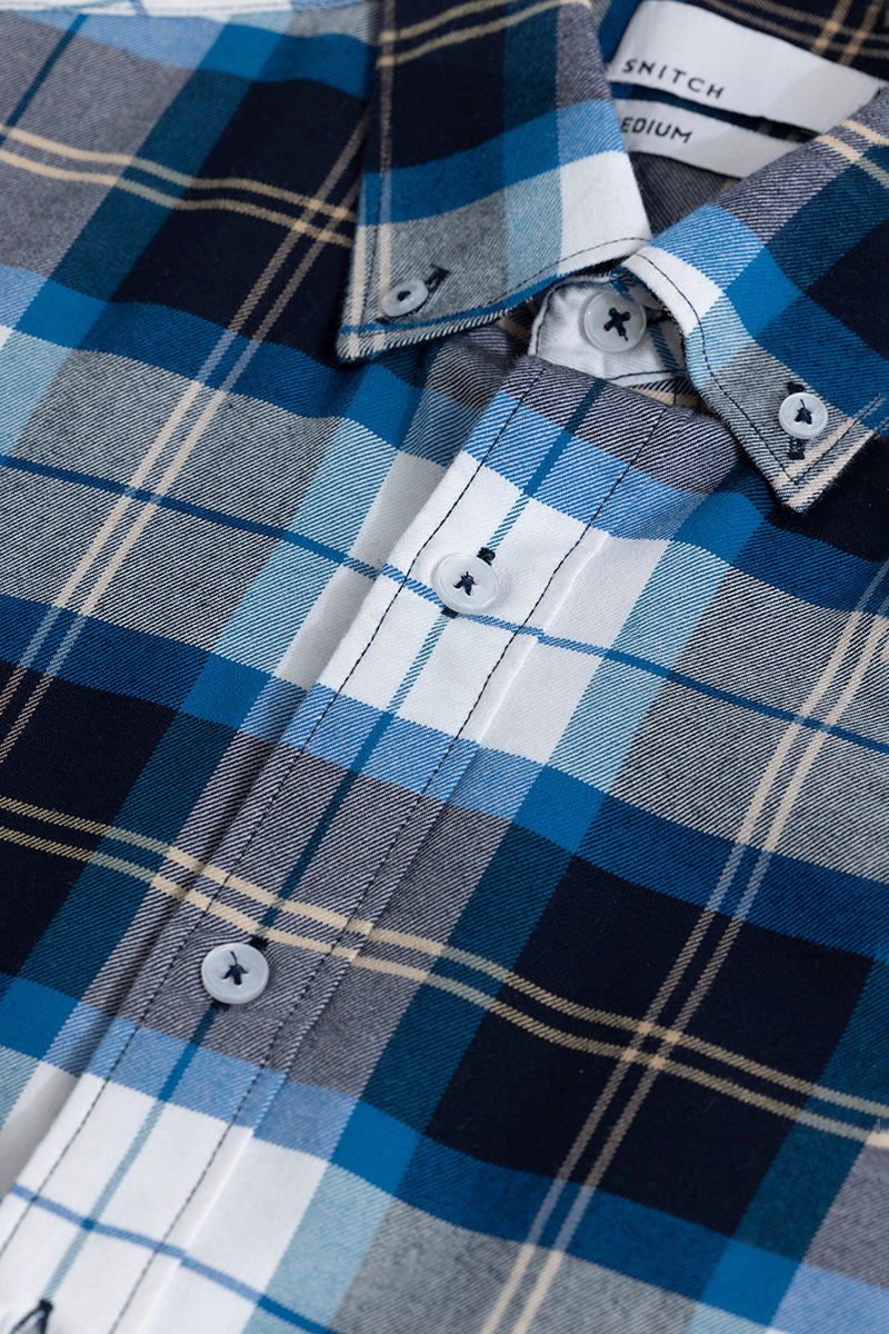 Boldsquare Blue Checks Shirt