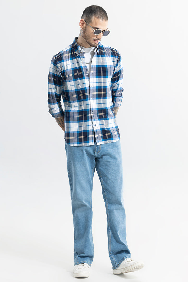 Boldsquare Blue Checks Shirt