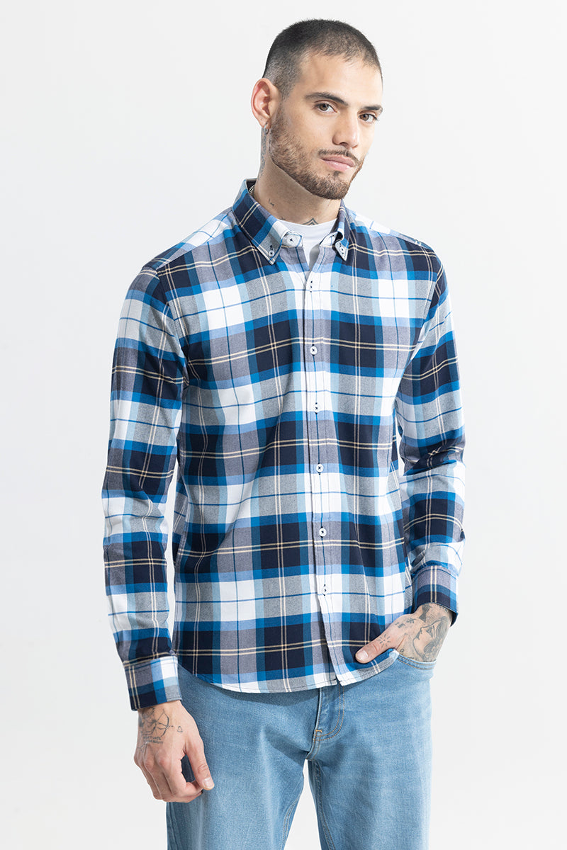 Boldsquare Blue Checks Shirt