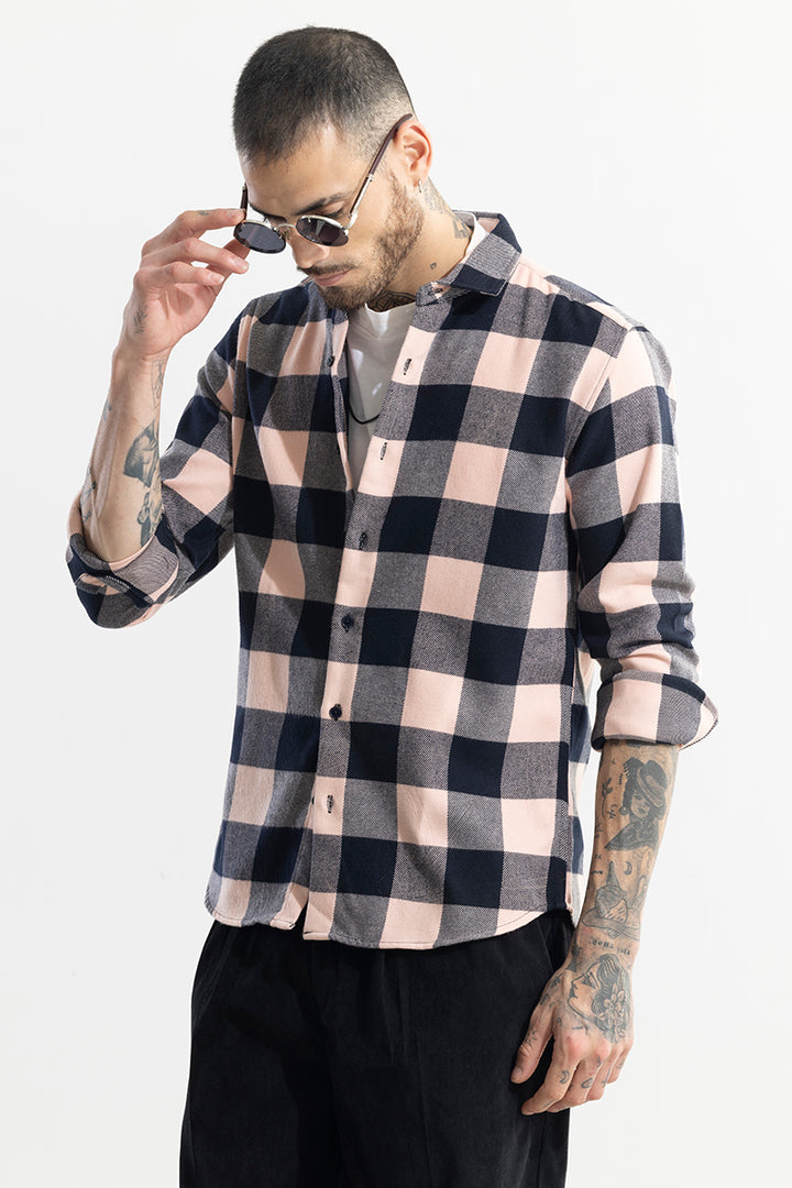 Square Couture Pink Checks Shirt