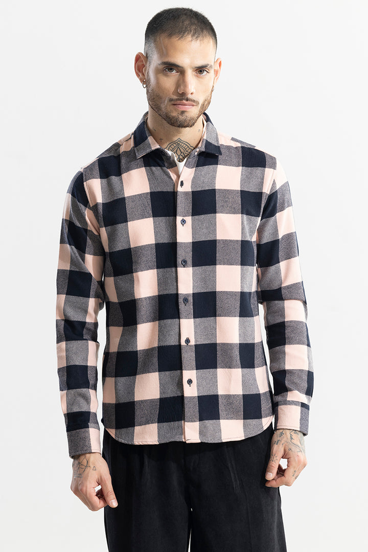 Square Couture Pink Checks Shirt