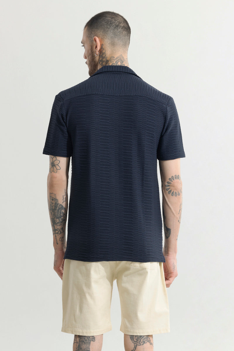 Varying Lines Navy Shirt