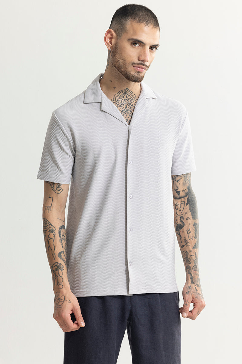 Swishes Cloud Grey Shirt