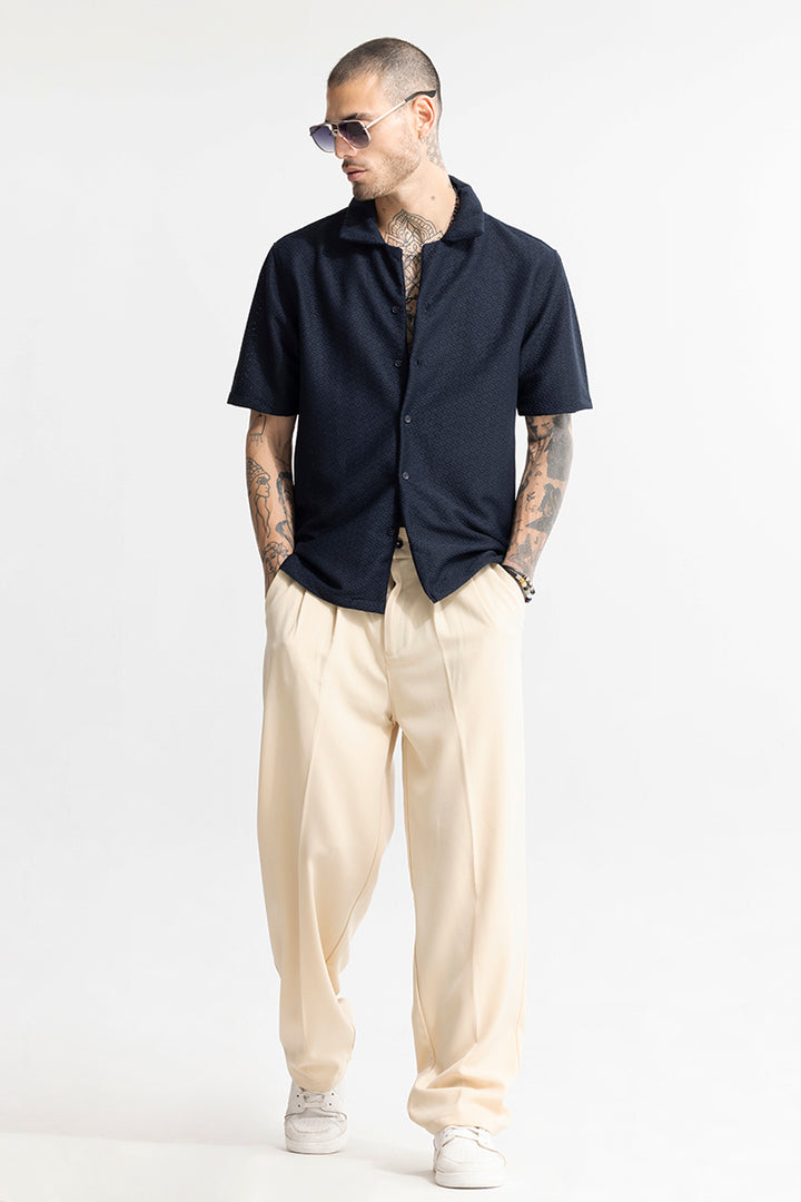 Nector Navy Hakoba Shirt