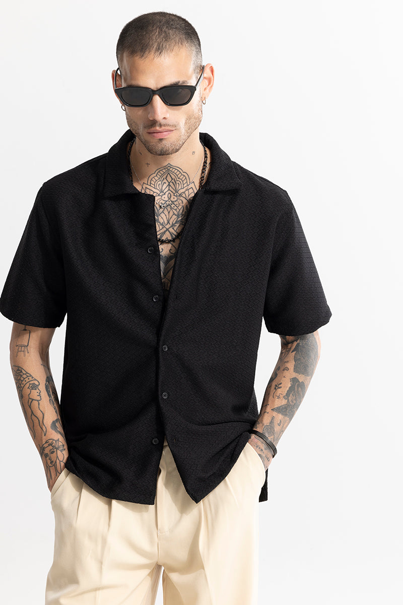 Nector Jet Black Hakoba Shirt