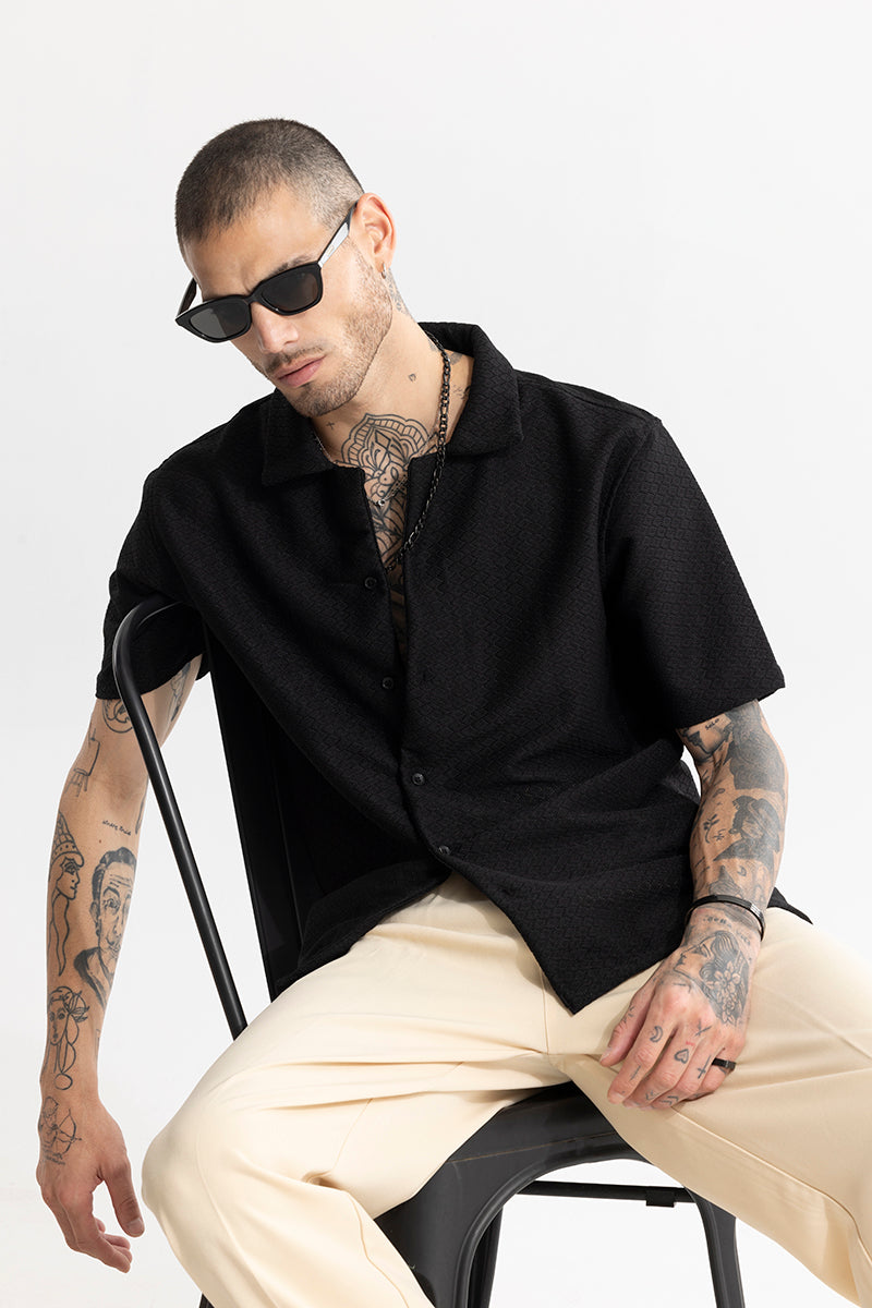 Nector Jet Black Hakoba Shirt