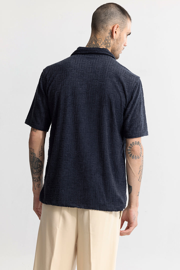 Quads Line Navy Shirt