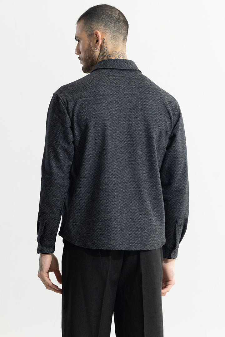 Spoondrift Onyx Grey Overshirt