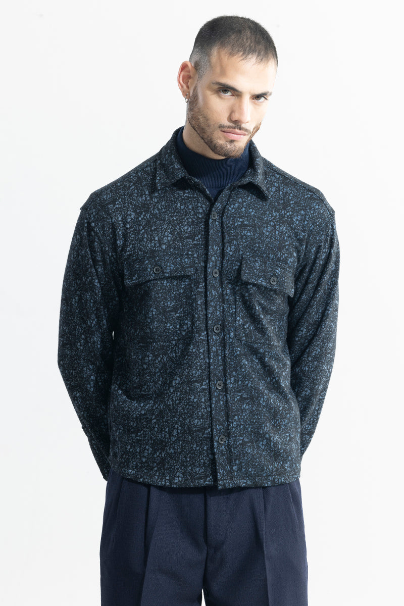 Spoondrift Blue Overshirt