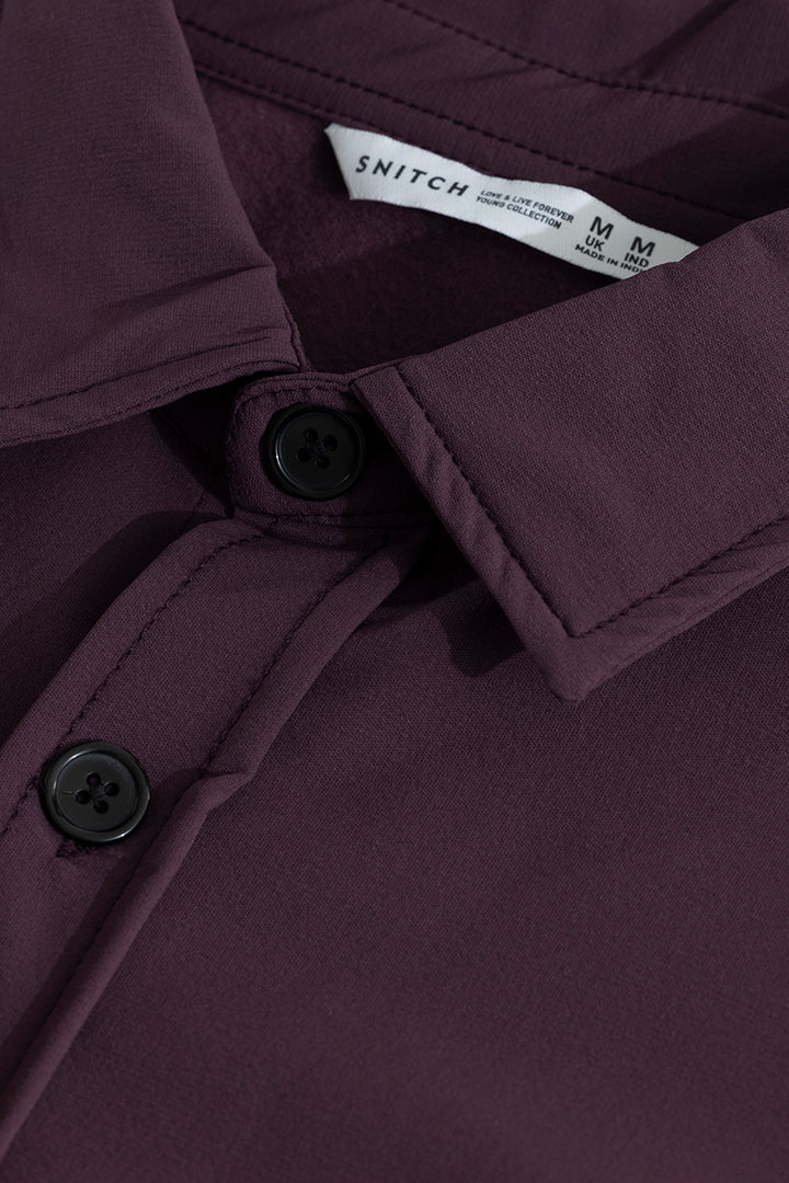 Spoondrift Mauve Overshirt