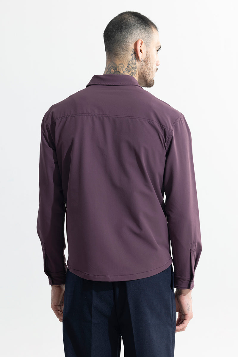 Spoondrift Mauve Overshirt