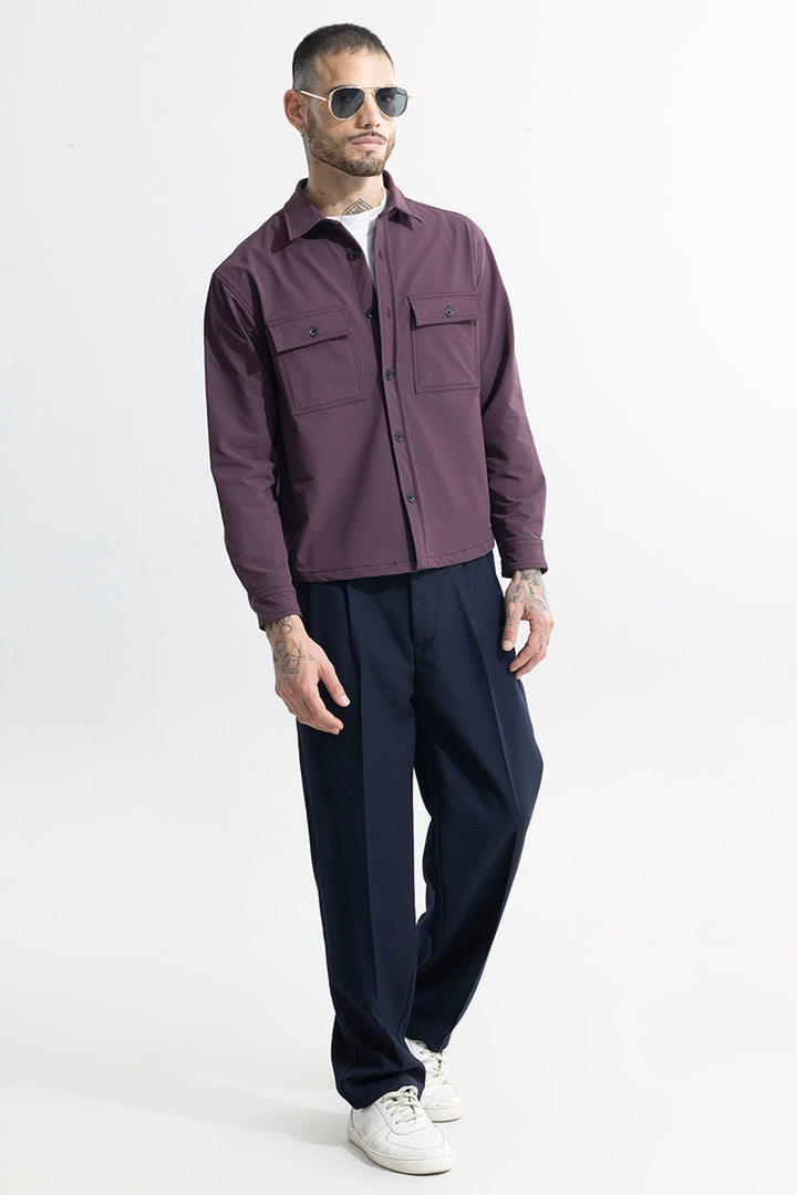 Spoondrift Mauve Overshirt