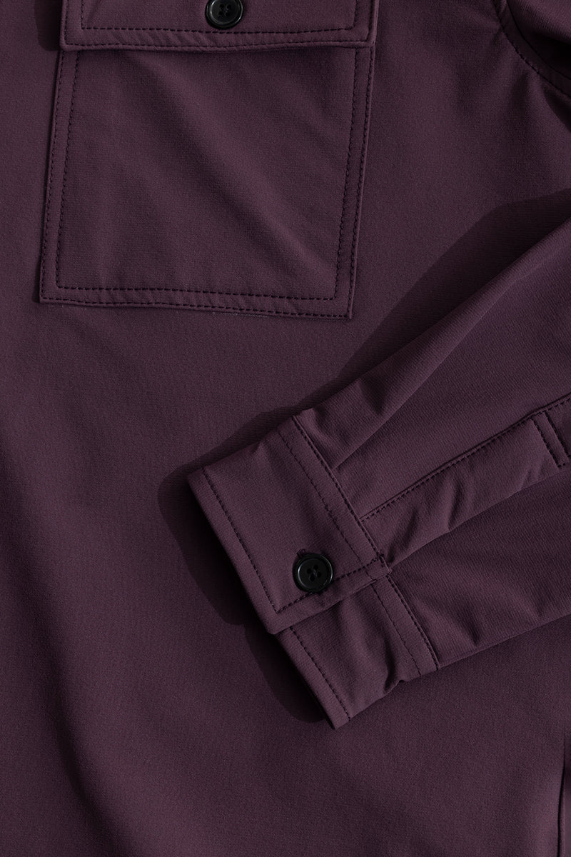 Spoondrift Mauve Overshirt