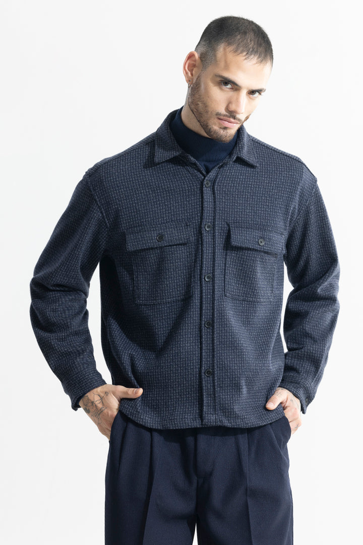 Spoondrift Lead Grey Overshirt