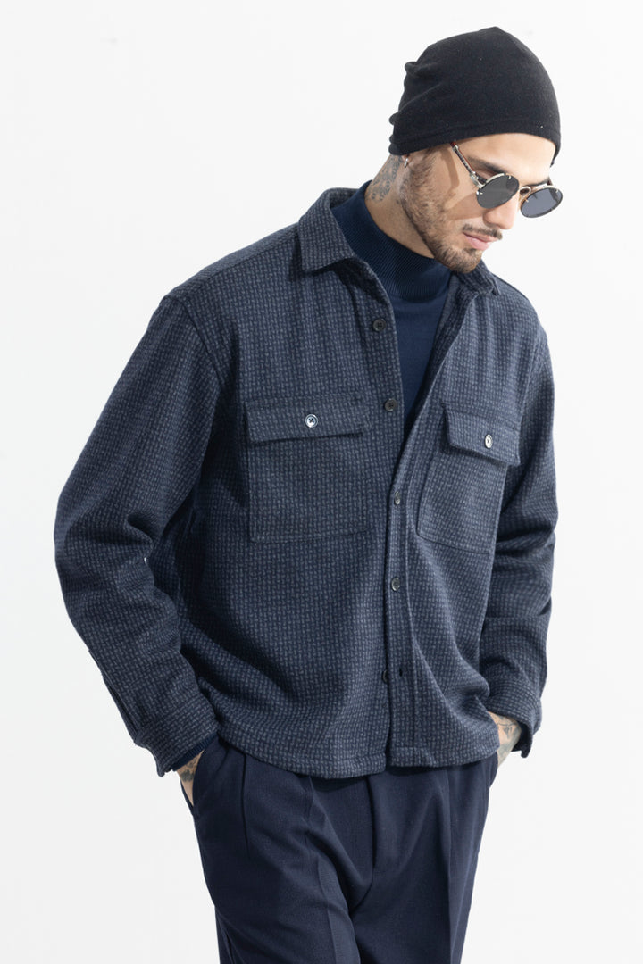 Spoondrift Lead Grey Overshirt