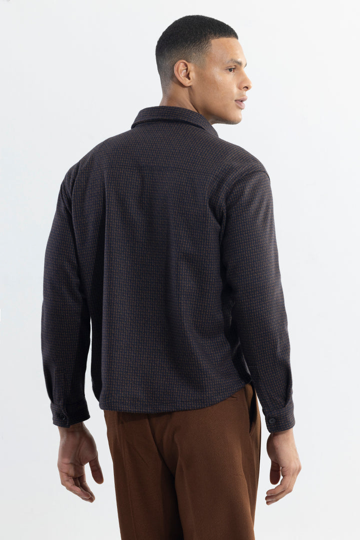 Spoondrift Brown Overshirt