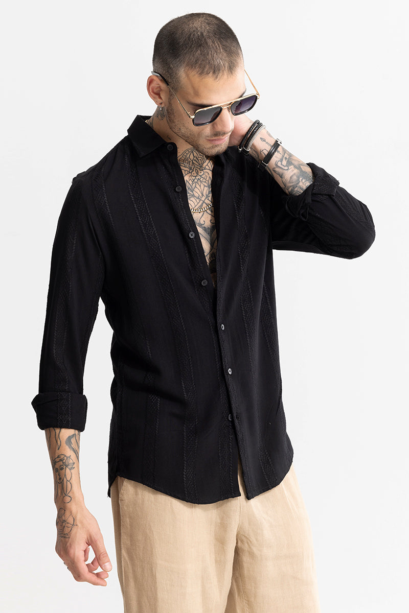 Multi Romb Black stripe Shirt