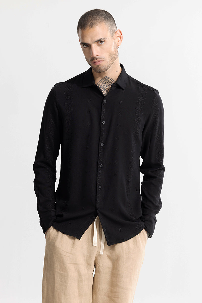 Dimo Black Stripe Shirt