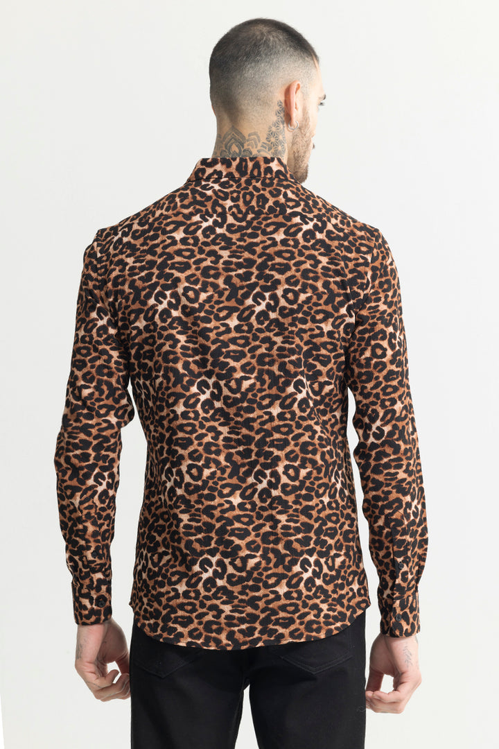 Leopardic Brown Shirt