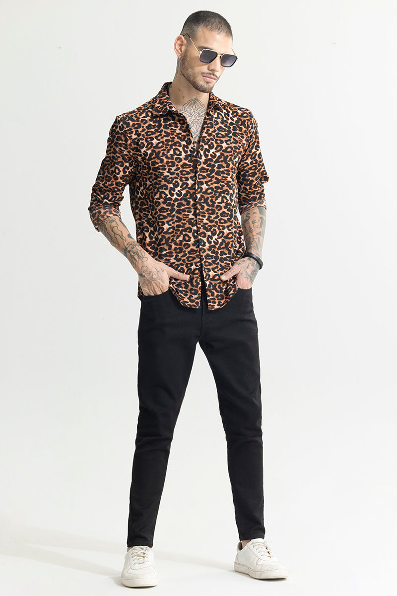 Leopardic Brown Shirt