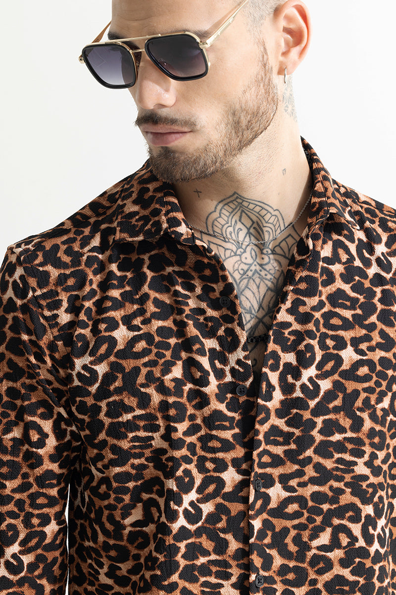 Leopardic Brown Shirt