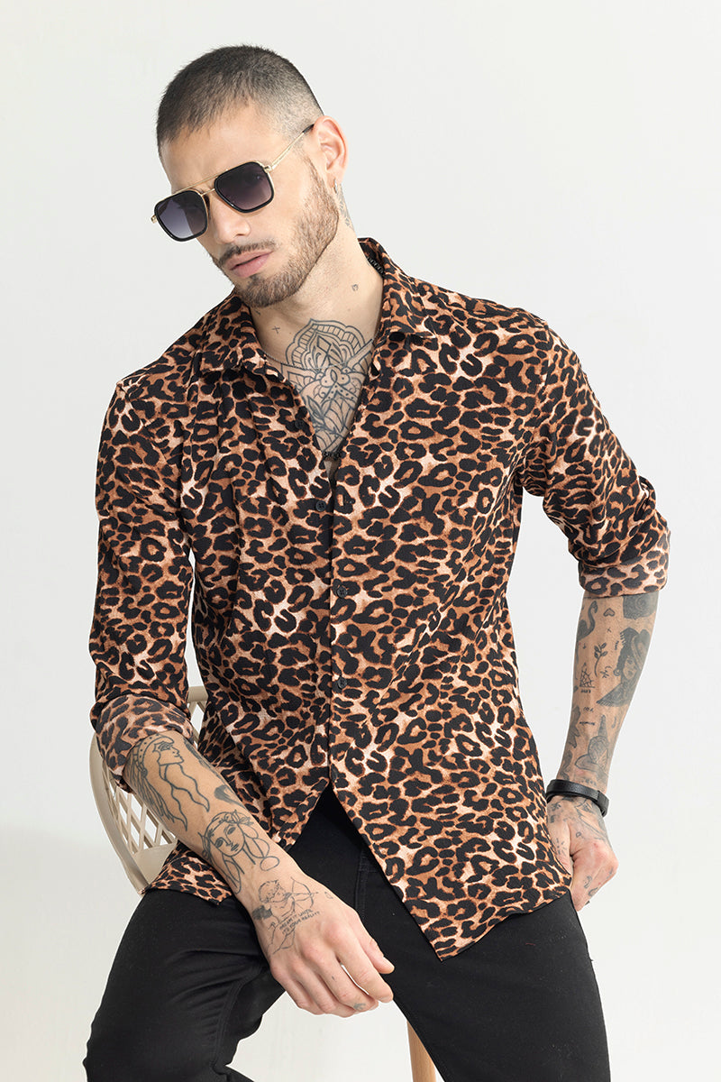 Leopardic Brown Shirt