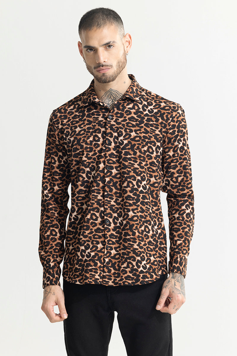 Leopardic Brown Shirt