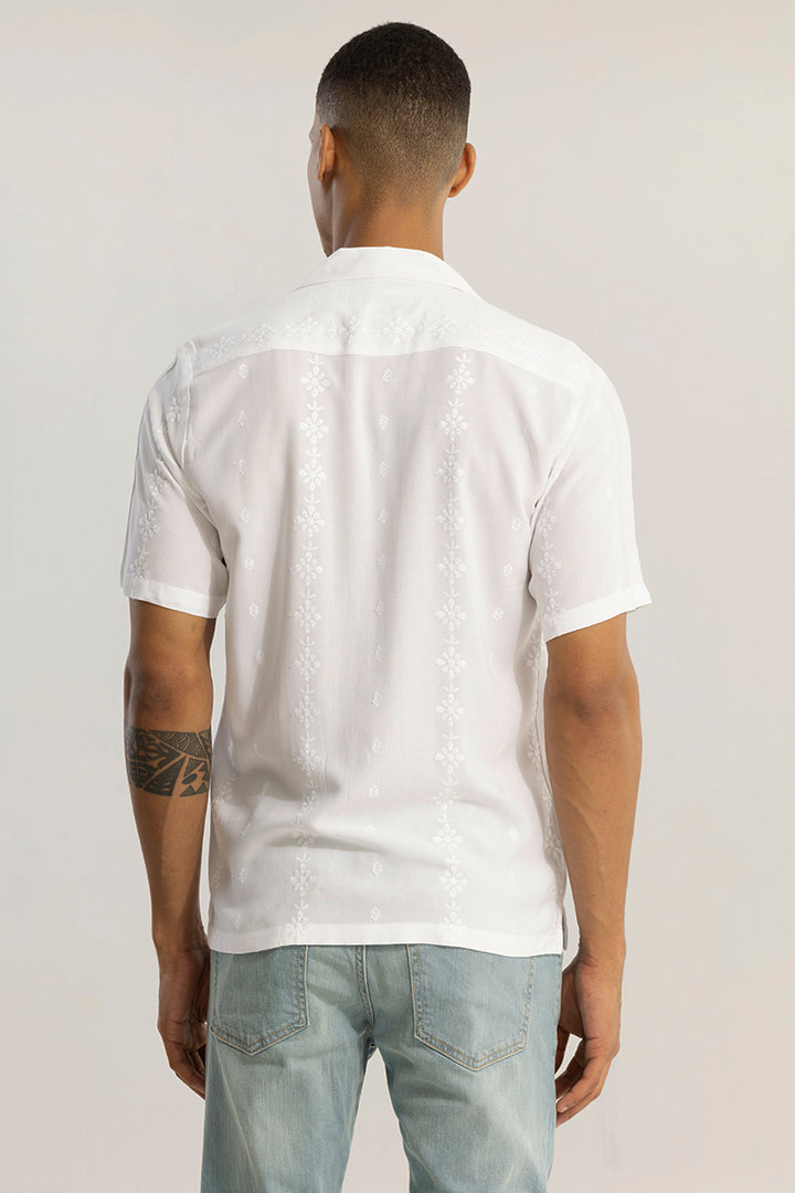 Recto White Stripe Shirt